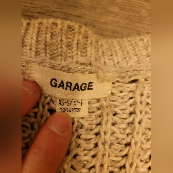 Oatmeal soft garage cardigan - Picture 3 of 3